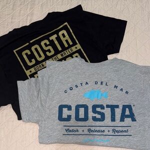 Costa Black and Gray Logo T-Shirts